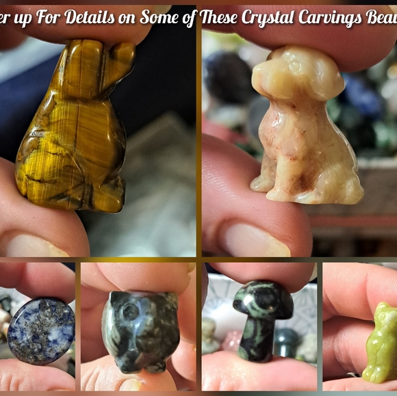2 (Two) Mystery Mini Crystal Carving - Picture 8 of 11